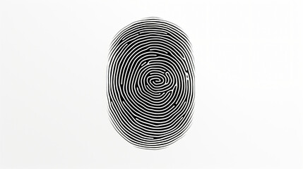 Generic QR code inside fingerprint
