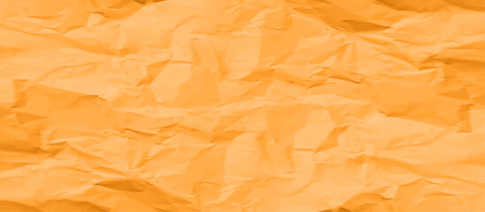 Orange creased crumpled paper texture can be use as background .Ragged White Paper .white waxed packing paper texture.	