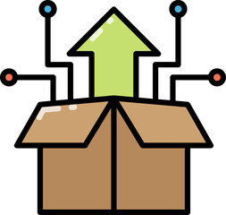 Technology box icon