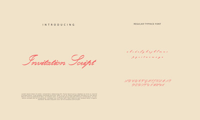 signature Font Calligraphy Logotype Script Brush Font Type Font lettering handwritten
