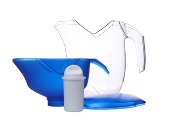 PNG,Disassembled water filter , isolated on white background