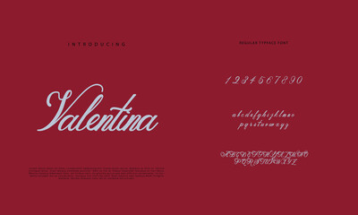 signature Font Calligraphy Logotype Script Brush Font Type Font lettering handwritten
