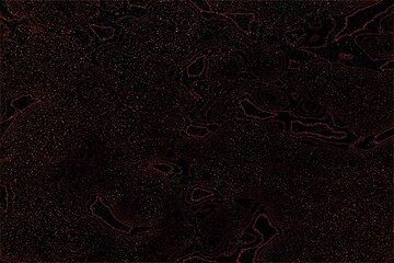 Organiczne czerwone linie na czarnym tle niczym płynąca lawa - tło graficzne