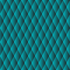 The Blue Gradient Rhombus Seamless Vector Pattern
