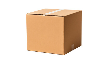 cardboard box isolated on transparent background Remove png, Clipping Path, pen tool