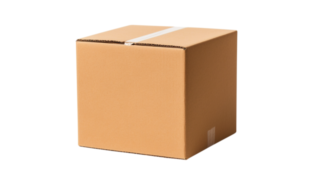cardboard box isolated on transparent background Remove png, Clipping Path, pen tool