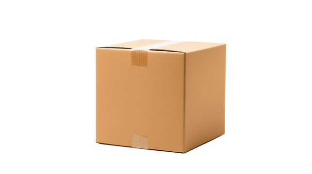 cardboard box isolated on transparent background Remove png, Clipping Path, pen tool