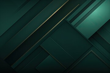 Fototapeta premium Modern dark green abstract background - Minimal Color gradient