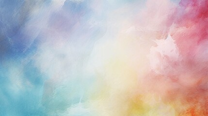 Colorful watercolor oil paint grunge texture background. Generative AI