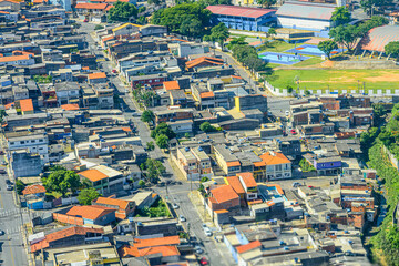 Vista aérea de Guarulhos. Bairros Taboão e Vila Barros. 