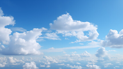 Fototapeta premium Beautiful pictures of clouds in the blue sky 