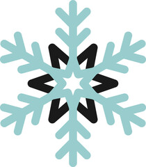 Snowflake line icon