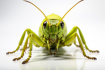Lobster or grasshopper grasshoppers, of the Acrididae family. Generative AI.