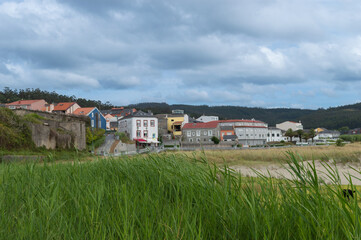 landscape with old town houses