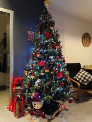 christmas tree with gifts