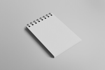 Blank Spiral Notebook Mockup