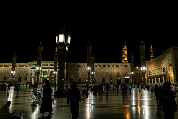Fototapeta premium Masjid an-Nabawi, Mescid-i Nebevi in Medina