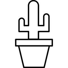 Plant in pot icon