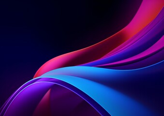 Abstract futuristic colorful motion elements with neon led background. 