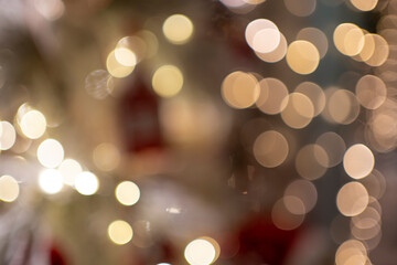 Bright and blurred lights provide a festive illumination effect, adding sparkle and warmth to the...