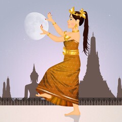 Oriental Indonesian dances