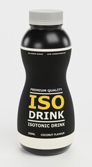 Realistic 3D Render of Isotonic Drink