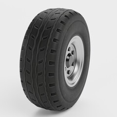 Realistic 3D Render of Tyre