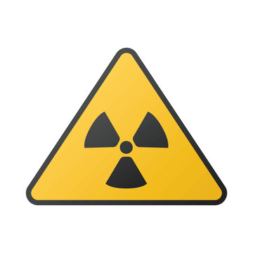 radiation warning sign illustration
