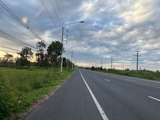 road in the countryside