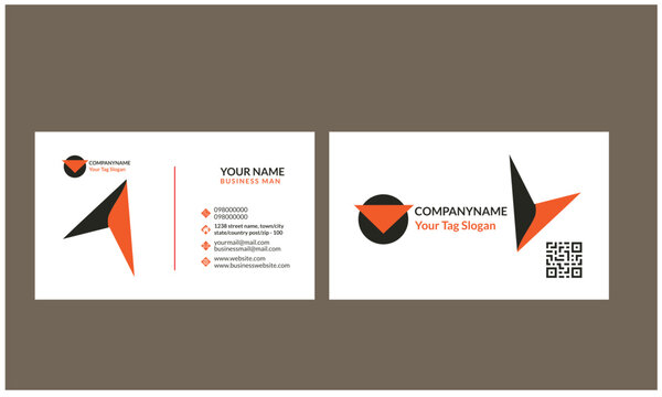 Design A Luxury Business Card With Qr Code And Logo