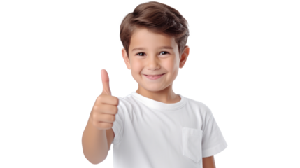 Happy kid smiling and drinking a glass of milk.