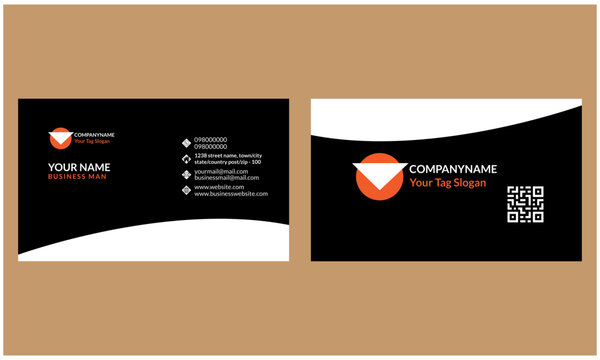 I Will Do Free Black & White Business Card Design