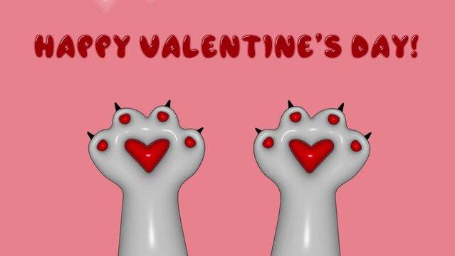 Cat for Valentine's Day