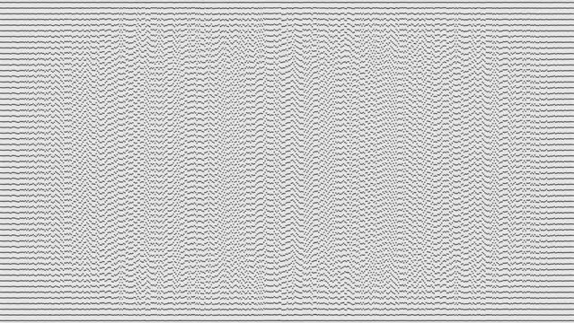 Black and white noise from lines