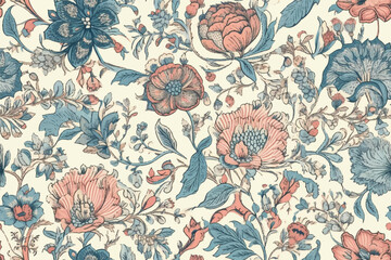 The beautiful sample of a background of flowers. textile design with flower pattern