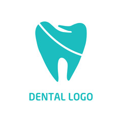 Dental Clinic logo, Dentist logo, Tooth Abstract logo design vector template