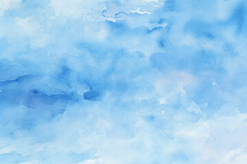 Fototapeta na wymiar Blue watercolor on paper background wallpaper