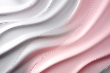 Obraz premium empty surface in gray and pink with white details, sparklecore style, light pink