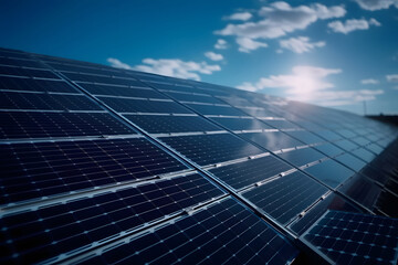 Obraz premium solar energy plant. 