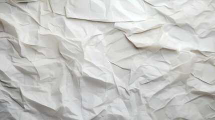 Obraz premium A highresolution image showcasing the intricate details of a crumpled paper texture, serving as a background with a soft beige color palette, embodying a minimalist and aesthetic vibe.