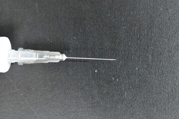 Injection Syringe medicine needle Background black