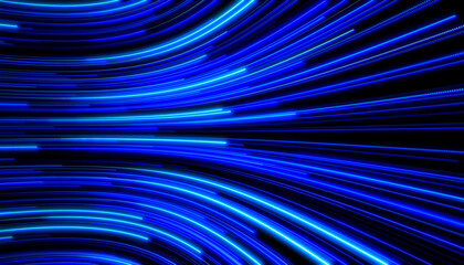 Abstract technology background made of lines and grid - 689647318