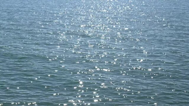 【背景素材】太陽光でキラキラ光る海面
