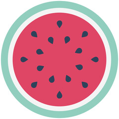 illustration of watermelon