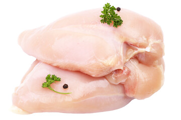 Chicken meat isolated