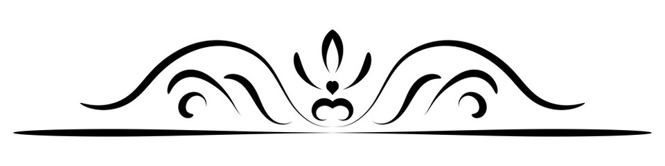 Border vector element with vintage style. Decorative ornament design for page, frame, template, paper, card, certificate.