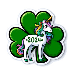 new year unicorn 2024