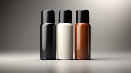 Fototapeta premium Skincare products bottles mockup