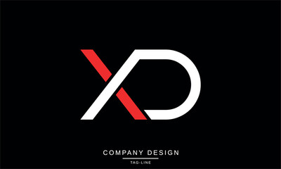 XD, DX, Abstract Letters Logo Monogram