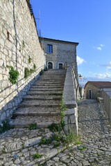 Fototapeta na wymiar The village of Gesualdo, Italy.